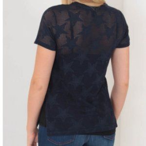 Maison Scotch Star Mesh Top